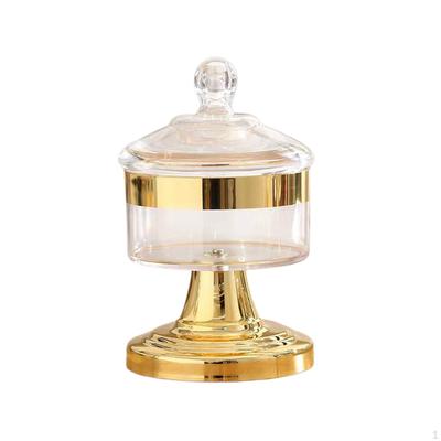 Biscuit Containers, Vanity Jewelry Box, Dessert Candy Dish Decoration Visible Dried Fruit Jar,