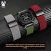 Elastic nylon Watchband For Casio DW-H5600 Series 40th Anniversary dw h5600 Magnetic buckle Watch Strap Quick release Bracelet