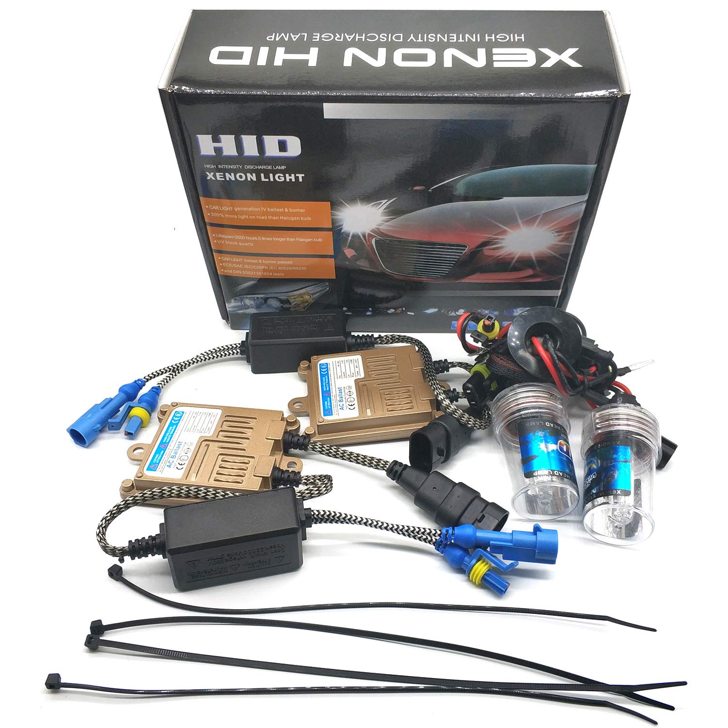 

Мгновенный запуск DC 12 В Автомобильный Водонепроницаемый AC AC Мгновенное освещение Золотой балласт 55 Вт HB3/9005