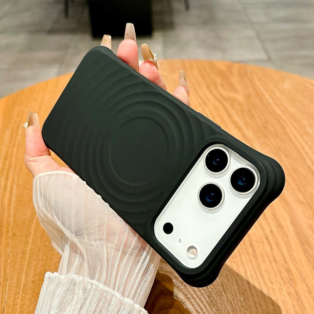 

Thicken Corner Genuine liquid silicone magnetic phone case for iPhone 17 16 15 14 13 Pro Max Air magsafe charging soft cover iPhone17 Pro