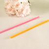 25Pcs Multicolor Solid Straws With Rings Rigid Straws Reusable Pp Straws Colorful Straws Home Partie Milk Juice Drinks