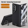 Magnetic Hinge Lens Hidden Bracket Phone Case For For Samsung Galaxy Z Fold 7 6 5G For Magsafe Screen Protect Film Shockproof Cover