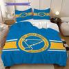 St. Louis Blues Pattern Bedding Quilt Set Quilt Cover Pillowcase Home Decoration Birthday Gift (1 * duvet cover + 2 * pillowcase, without core)