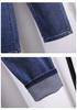 Plus Size High Waist Denim Slimming Dad Pants - Casual and Loose Fit for Women