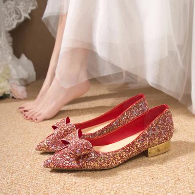 High Heel Wedding Shoes Rhinestone Fashion Blingbling Large Size Women's Shoes Banquet High Heels Luxury Women's Shoes Talon