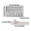 Christmas Countdown Silicone Mold 25-Day Holiday Calendar Advent Ornaments Chocolate Mold Gypsum Mold Easy Release Crafts