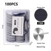 Nail Art Sand Disc for Polishing, Shaping, and Filing Extension Nails - 100 Pieces