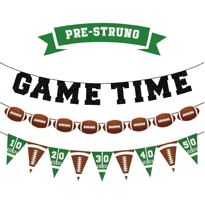 Happy New Years Eve Party Decorations, New Year Party Supplies - Black and Gold Banner (NYE B)