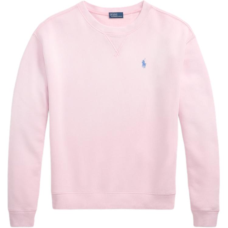 

Polo Ralph Lauren SS25 Свободный крой Свитшот-пуловер с круглым вырезом Женский свитшот Розовый песок WMPOKNINFB20815-650 M