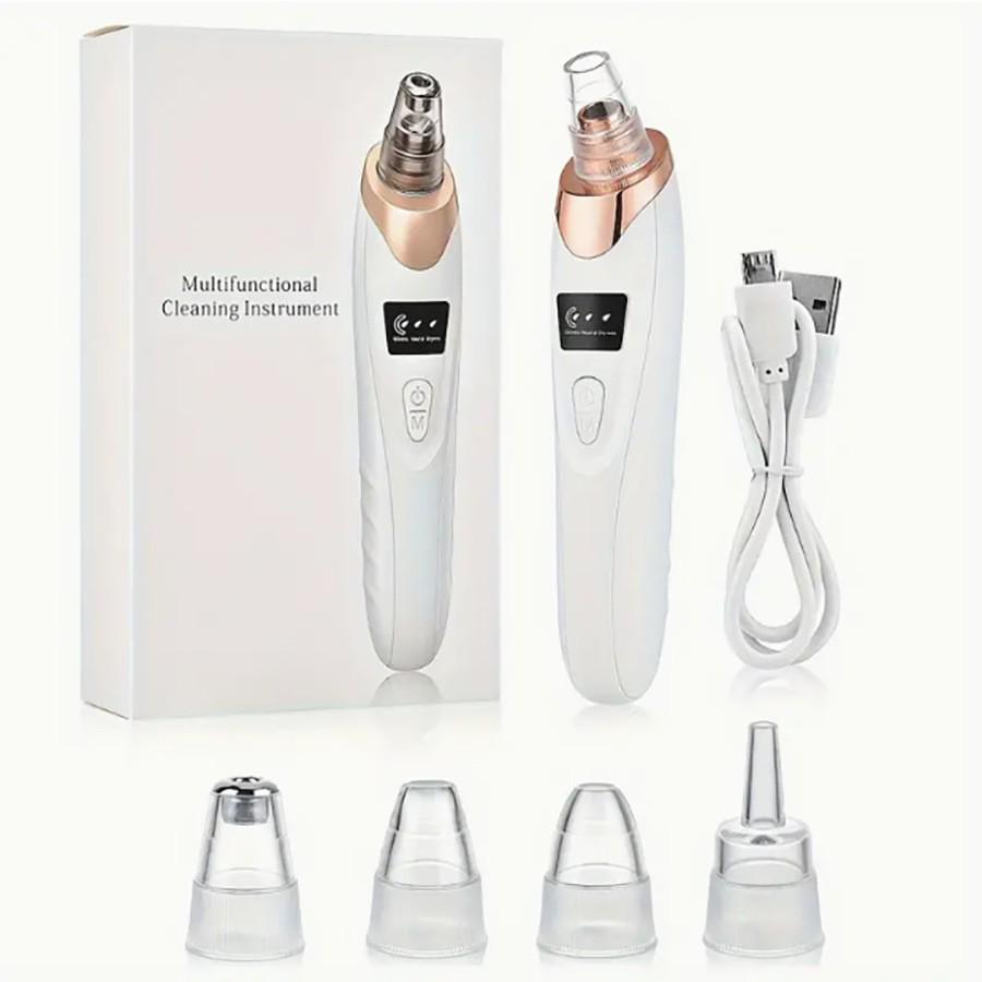 Rechargeable Electric Blackhead Remover & Bubble Facial Cleanser