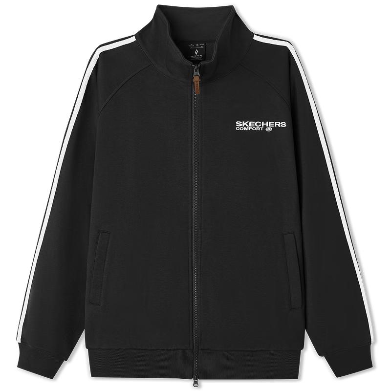 Skechers Men s Loose Fit Embroidered Stand-Collar Jacket L325M084 2XL