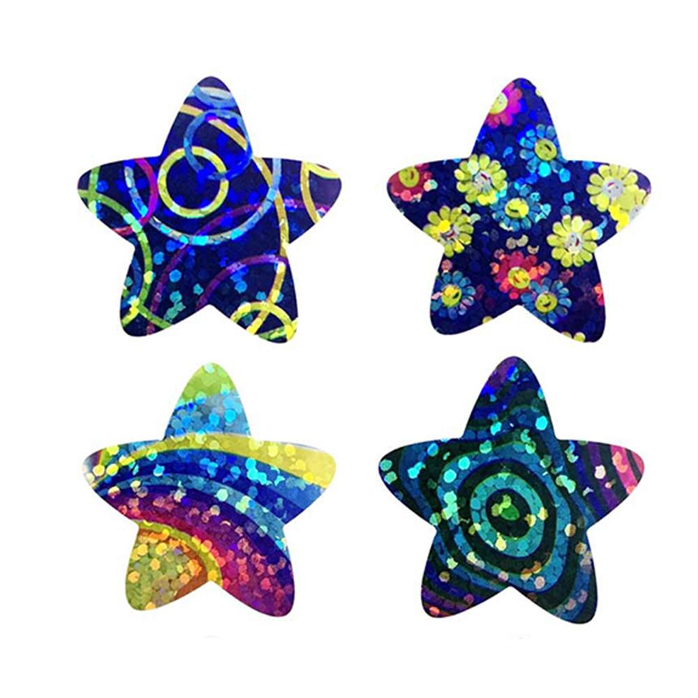 100-500pcs Color Star Sticker Birthday Wedding Gift Party Decor Seal Sticker Envelope Invitation Sticker Baking Label