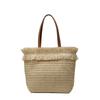 New straw bag hand-woven tassel fashionable and simple portable women's bag large capacity shoulder bag women