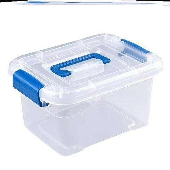 Large Transparent Multi-Purpose Storage Box for Clothes and Toys - Durable and Sturdy