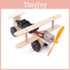 Kids Diy Wooden Assembly Gliding Airplane Material Kit For Science Experiment Model