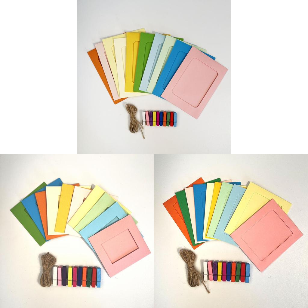 Modernes, minimalistisches Wandfotorahmen-Set mit Clips für die Wohnzimmerdekoration