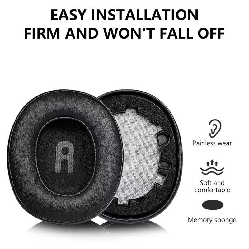 Coussinets d'oreille de remplacement Coussin d'écouteur/Coussin d'arceau pour Casque Tune T750BTNC T760NC Coussinets d'oreille en éponge isolant du bruit