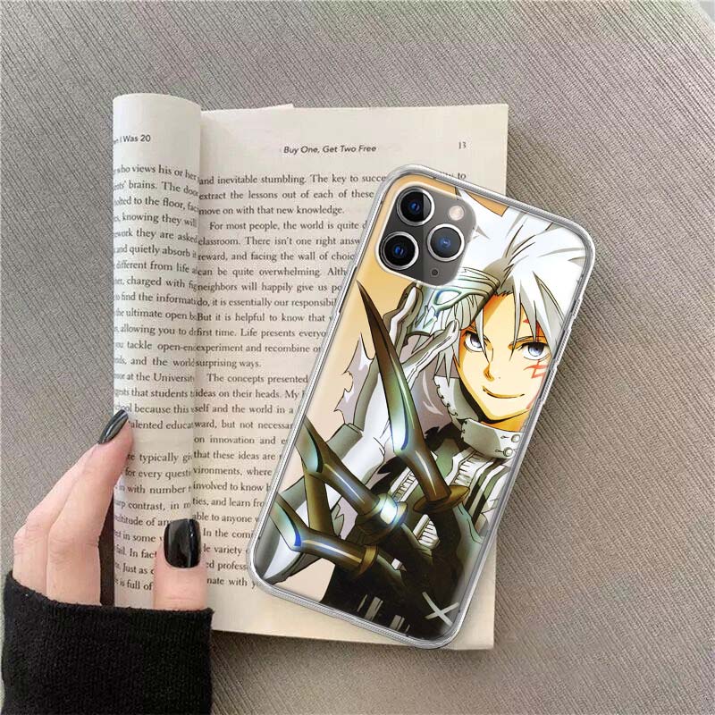 D Gray Man Anime Allen Walker Phone For Apple Iphone 12 13 Mini 15 Pro Max 11 Pro 14 Plus 16 Pro Max 16E Case Shell Cover Clear
