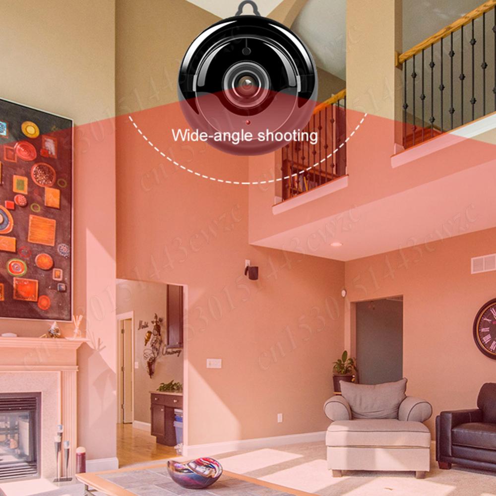 Mini WiFi IP Camera Wireless Indoor Camera Night Vision HD 1080P Surveillance Camera Motion Detection Nanny Camera for Pet/Baby
