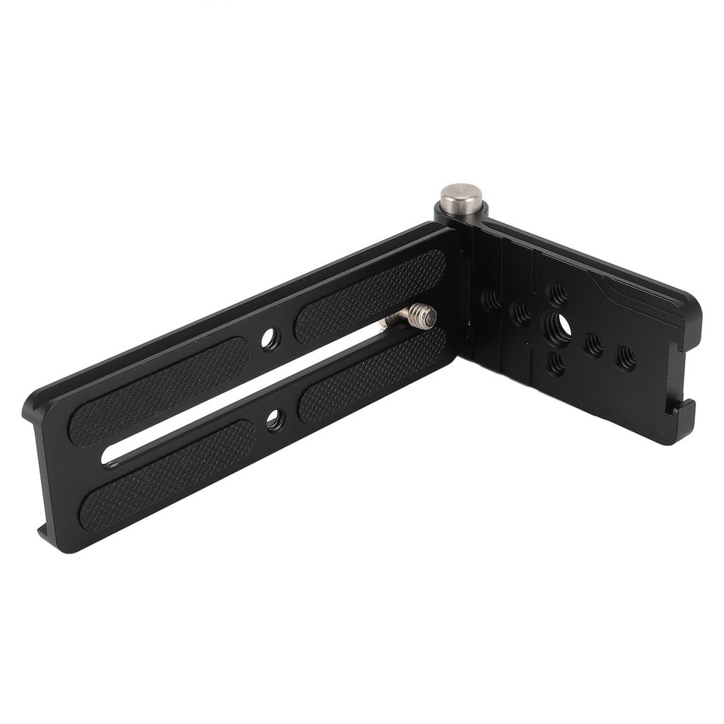 L Shaped Quick Release Plate Professional Adjustable Angle Aluminum Alloy Camera L Bracket for DSLR Cameras Photography