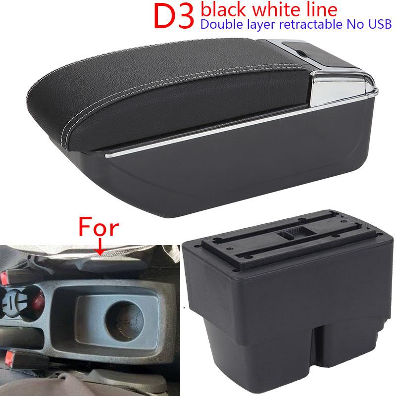 Für Ford Fiesta Armlehnenbox Für Ford Fiesta MK7 Auto Armlehne 2009-2017 Aufbewahrungsbox Innendetails Zubehör einfache Installation