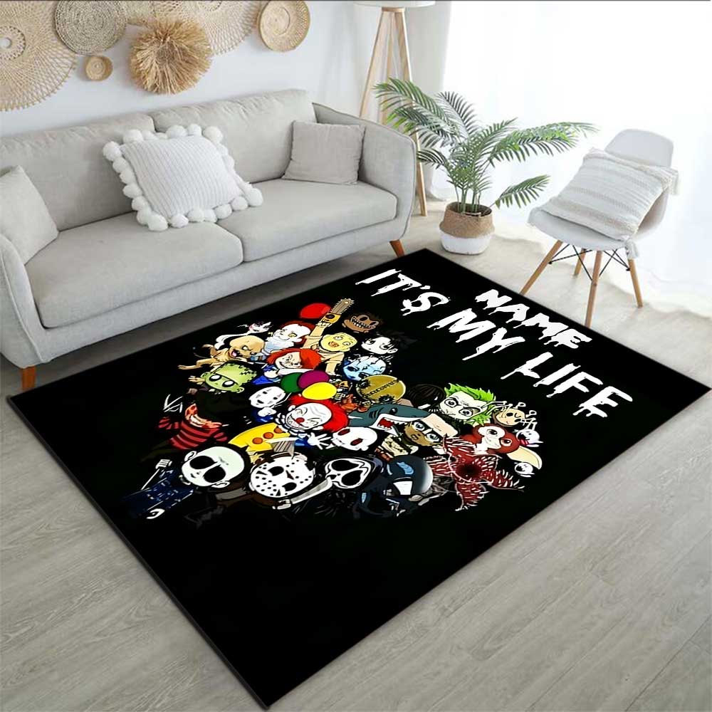 Warner Bros. Películas (7) Personaliza tu alfombra con nombre, cojín para silla de oficina, regalo para dormitorio sala de estar del hogar.