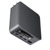 GaN Multi-Port Fast Charger with Retractable Cable for Huawei, Apple & Android Devices.