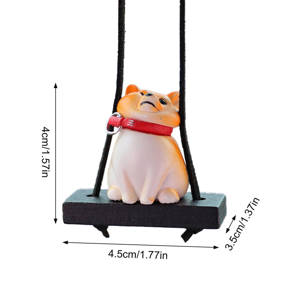 

Подвеска для автомобиля с собакой, качели, подвеска для автомобиля с собакой, украшение для зеркала заднего вида, подвеска для зеркала заднего вида, аксессуары для женщин, девочек-подростков, автомобильные жёлтый