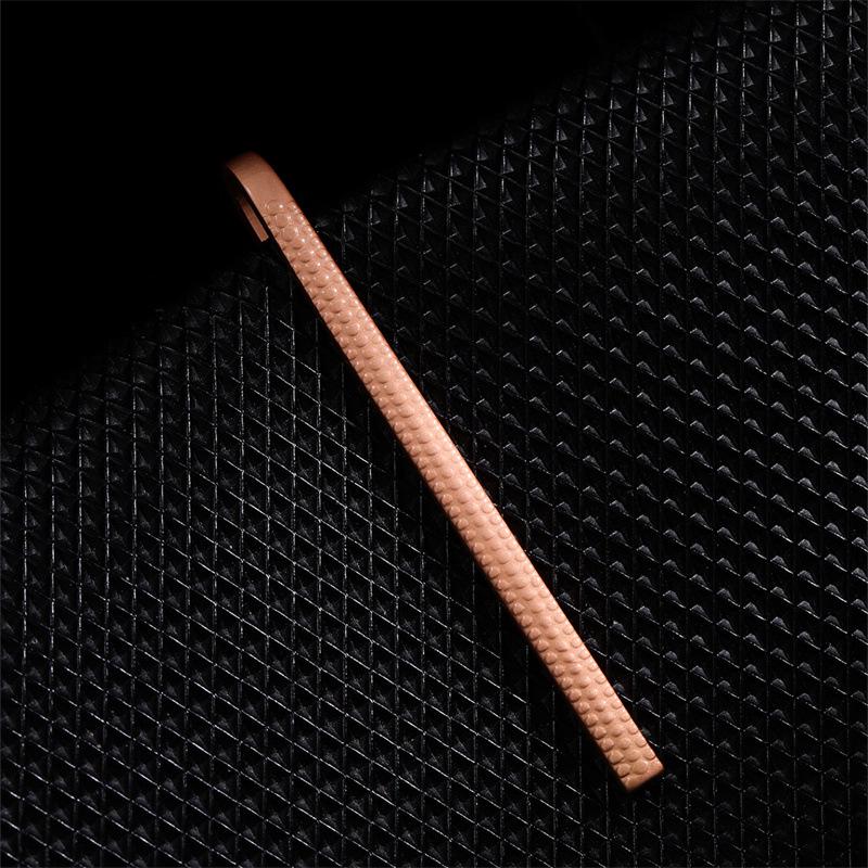 Minimalist Korean Style Gold Tie Clip for Men - Wedding, Groom, Professional, Security