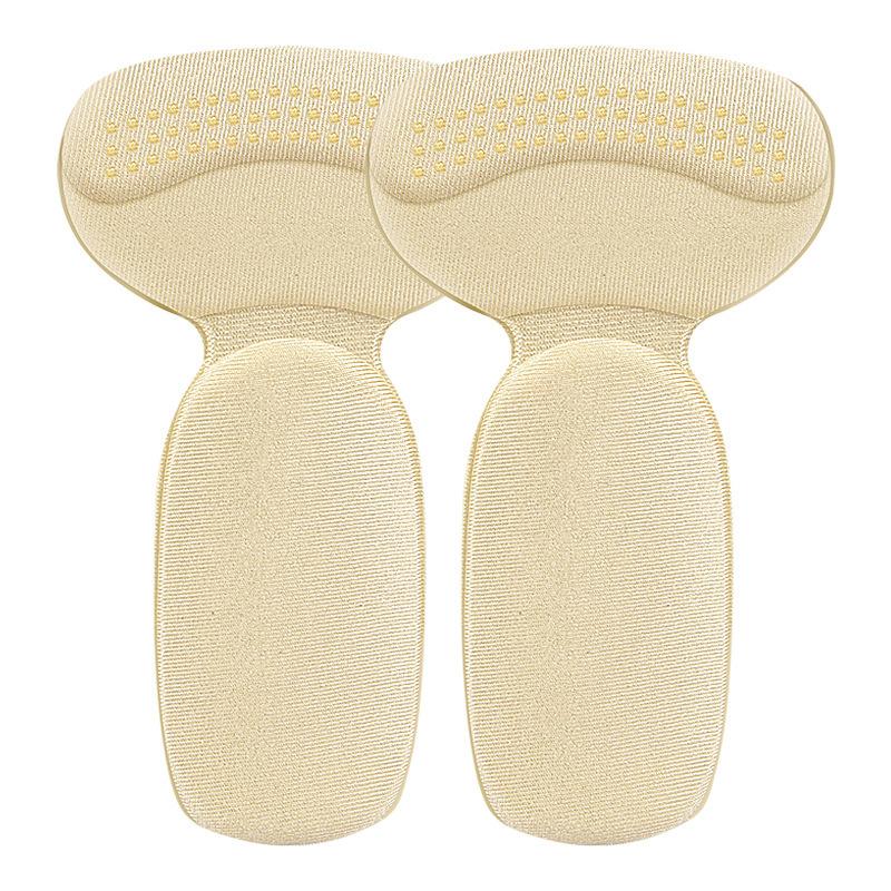 2-in-1 heel sticker, high heels thickened, anti-wear and anti-wear, no heel adjustment, half-size pad dispensing glue, anti-skid heel sticker