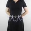 Y2K Pentagram Metal Chain  for Women Streetwear Dress Waist Accessory