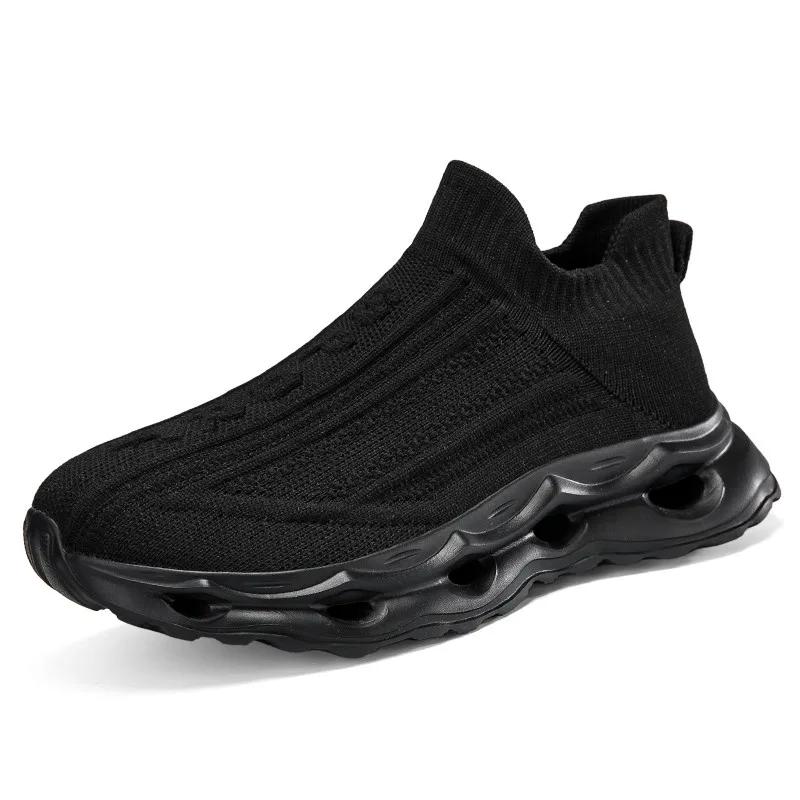 

Трендовые оранжевые вязаные носки, унисекс, большой размер 48, легкие кроссовки на платформе, мужские, удобные, дышащие, высокие кроссовки для мужчин, tenis hombres 35