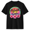 Vintage Retro Midnight Sun Dolphin Graphic Tshirt Unisex Vintage T Shirts Beach Oneck Harajuku Tees Wholesale Plus Size Tops