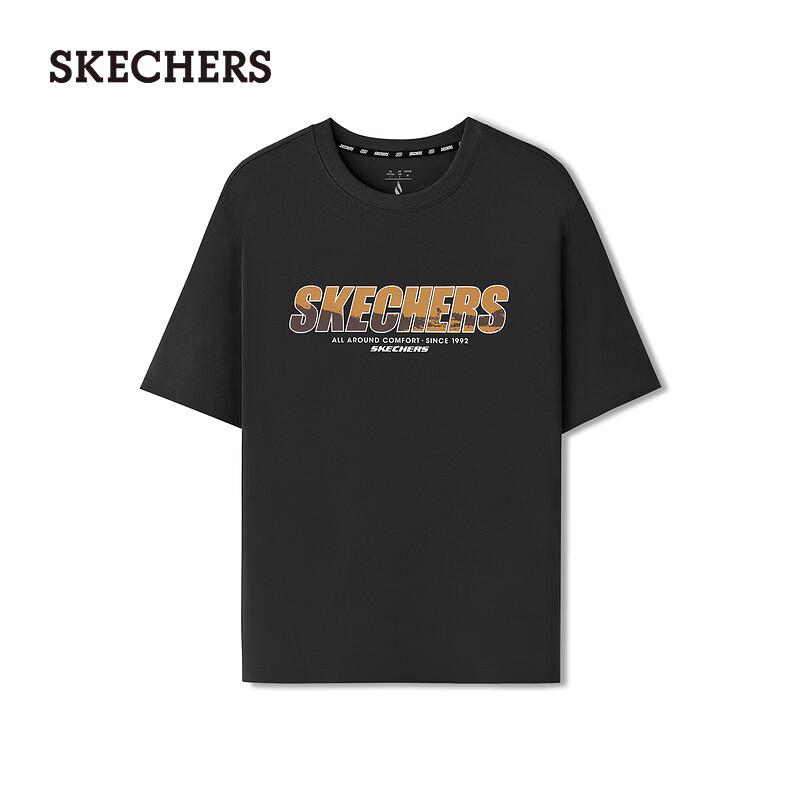 Skechers Men's L126M023 Short Sleeve Cotton Knit T-shirt