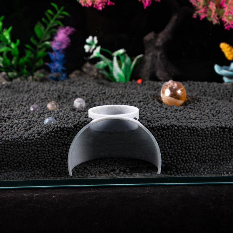 Fischtunnel Einzigartige Aquarienhöhle für Garnelenaquarium Dekoration Garnelentank Zubehör Fischhöhle Ecke Aquariendekorationen Fisch