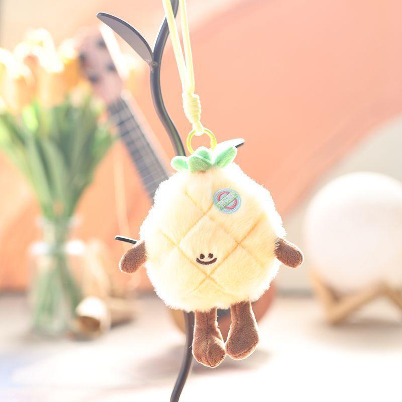 

Fruit Plush Keychain With Pp Cotton Filling For Kids And Adults жовтий