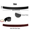 Car Rear Bumper Sill/Protector Plate Rubber Cover Guard Pad Moulding Trim