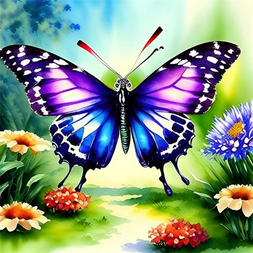 Diy Diamond Painting Mosaic Butterfly Full Square/Round Embroidery Cross Stitch Animal Daisy Crystal Home Decor