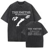 The Smiths The Queen Is Dead Vintage Cat TShirt  UK Rock Band S Alternative Indie Rock Morrissey Women And Unisex Tshirts