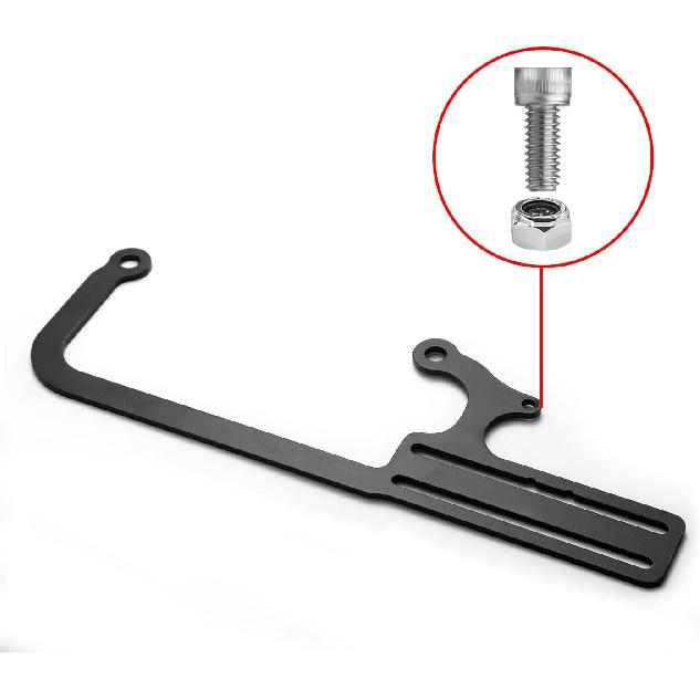 304147 EZ EFI Adjustable Throttle Cable Mount Kit For GM 700R4 And TH350 Automatic Transmissions - Durable Throttle Cable Bracket, Compatible With