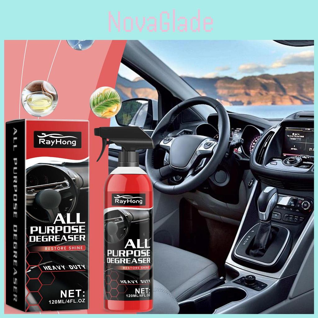 Rayhong Multifunctional Car Cleaner Powerful Stain Remover For Seats Steering Wheels And Exteriors