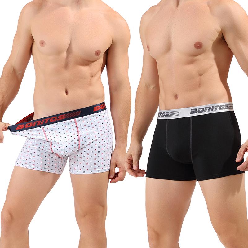 1Pcs Men's Panties Cotton Men Boxers Comfortable Underwear For Man Print Underpants