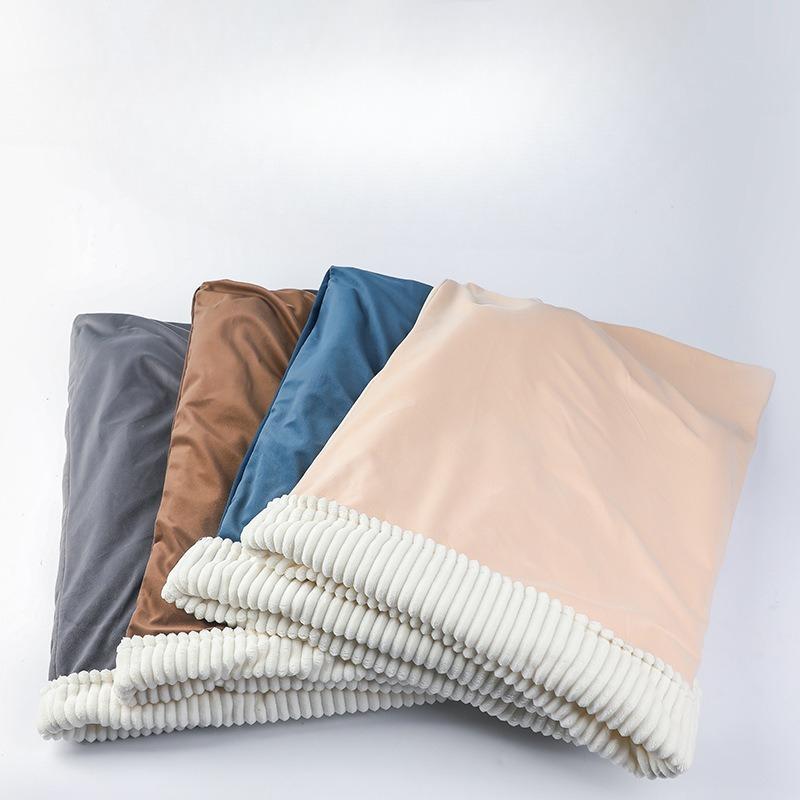 Cat Sleeping Bag for Indoor Cats Winter Soft Plush Cat Sack Self Warm Pet Bed Cave Kittens Tunnel Pet Hideaway Calming Bed