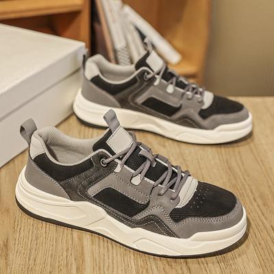 Spring New Breathable Male Student Platform Sports Shoes Casual Board Shoes