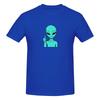 Zorgo Alien Thumbs Up Funny Space Alien Approval Sticker Slim Fit Tshirt Casual And Relaxed Solid Colors Short Sleeve