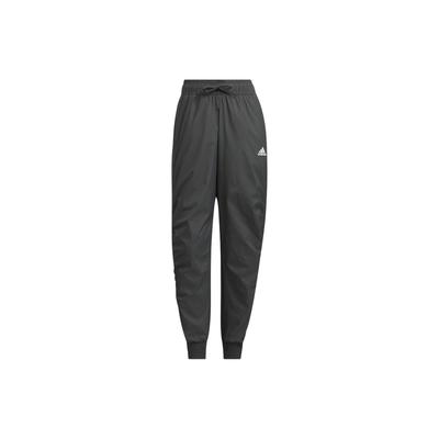 Sportswear Pants Printed Logo Striped Retro Mid-Rise Cuffed Casual Pants Women Bottoms Solid-Dark-Gray JJ1296