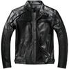 Chinese Size Classic Heavy Motorcycle Leather Jacket Men Genuine Cowhide Biker Clothes Bomber Leather Jacket Short Mens Leather Jacket Winter
