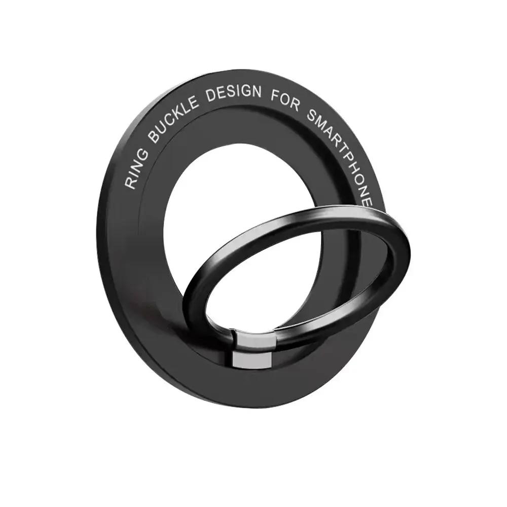 

Magnetic Phone Holder Stand Magnet Finger Ring Socket for Magsafe Wireless Charging for IPhone14 13 12 Pro/Max Cellphone Bracket чорний