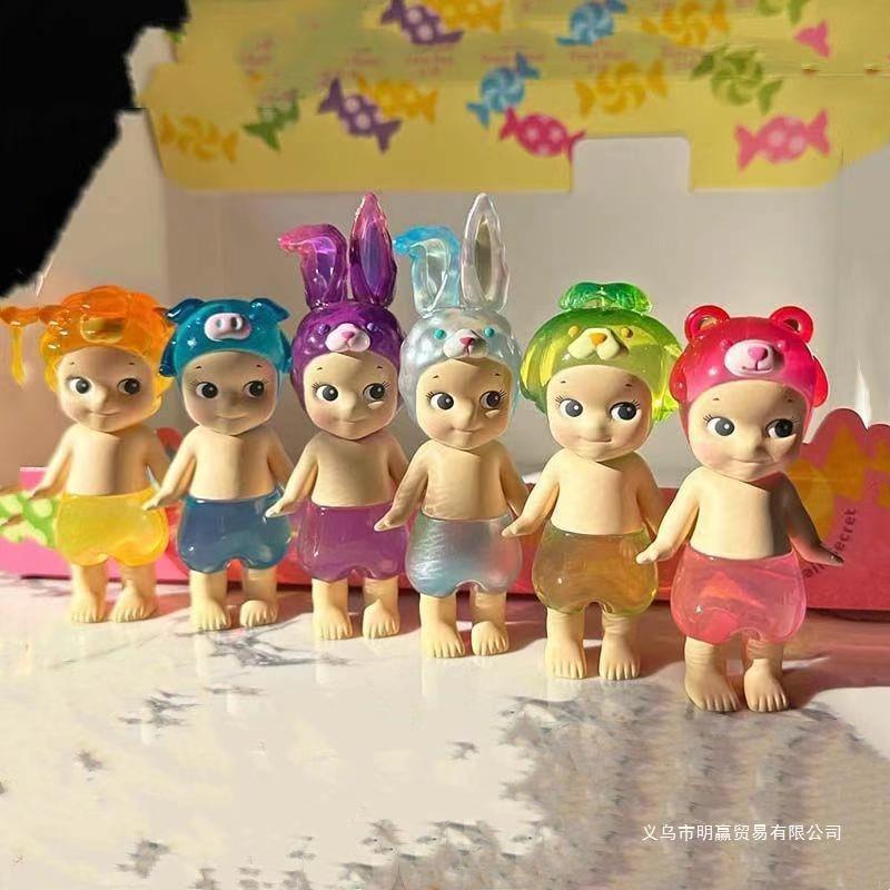 Angel Doll Candy House Series Blind Box Cute Doll Keychain Pendant Trendy Handmade Female Birthday Gift