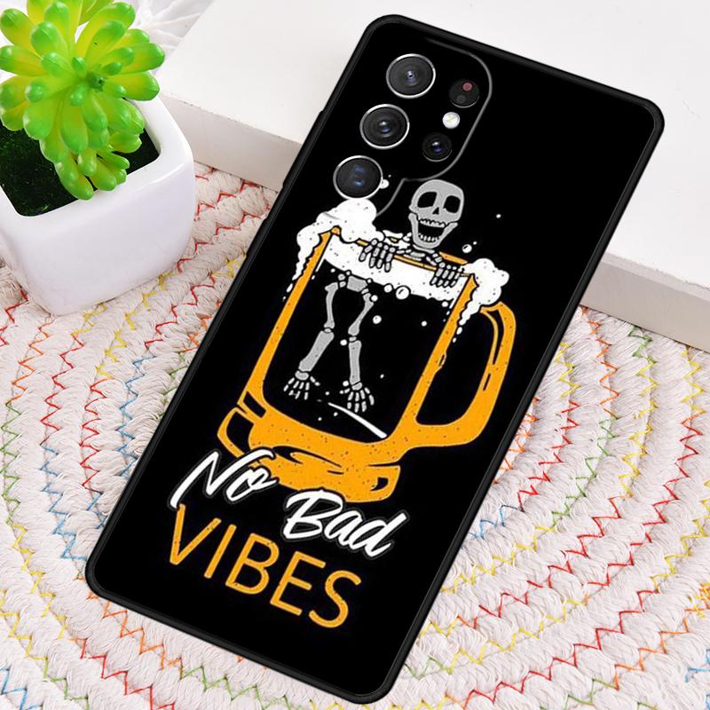 Beer Alcohol print Phone Case for Samsung Galaxy note 10 pro S26 Ultra S23 S24 FE S25 S21 S22 PLUS shockproof Cove
